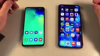 Samsung Galaxy S10e vs iPhone XS Max