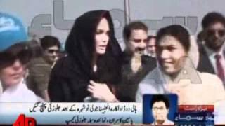 Raw Video: Angelina Jolie Visits Pakistan