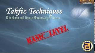 Tahfiz Techniques - Basic Level