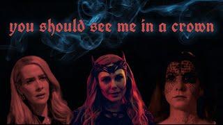 you should see me in a crown || top 3 witches (wanda, cordelia, and willow)