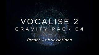 Vocalise 2 - Preset Abbreviations | Heavyocity