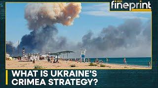 Russia-Ukraine War: Ukraine targets Russia's military base in Crimea | Latest News | WION Fineprint