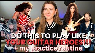 How to be an AMAZING guitar player in 2025!!! + MY PRACTICE ROUTINE