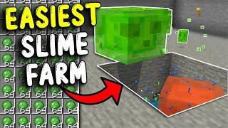 EASIEST AFK Slime Farm In Minecraft Bedrock 1.21!