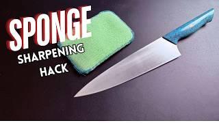 The $1 Sponge Trick That Will Transform Your Dull Knife