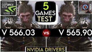 Nvidia Drivers ( V 566.03 vs V 565.90 ) - Test In 5 Games !