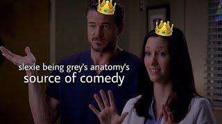 Slexie being greys source of comedy for 7 minutes and 27 seconds straight