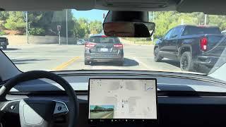 Model 3 HW4 - FSD Supervised 12.5.6 - Test Loop 1 -  2024.32.30 - 10 Oct 2024