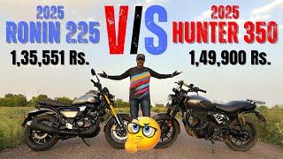 Royal Enfield Hunter 350 vs TVS Ronin 225 Comparison II Which Is Best??