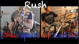 Rush - The Spirit of Radio - Vox, Guitar, Drums and Bass Cover by Colored Fusion