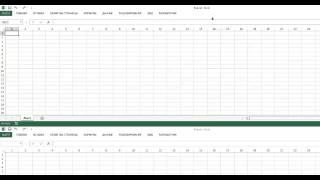 Excel: Шпаргалка: как расположить два окна рядом