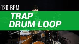 Trap drum loop 120 BPM // The Hybrid Drummer