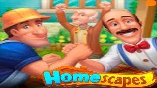 HomeScapes Дворецкий Остин #52 (уровни 300-305) Живая Изгородь Детское Игровое видео как Мультик