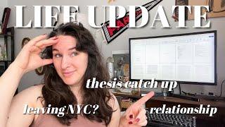 Life Update: finishing my masters thesis & leaving NYC?? | thesis diaries ep. 10