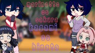 MLB reacciona a marinette es Sakura y kagami es hinata /MLBXNATUTO/SAKUHINA\3/??/