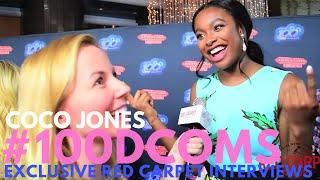 Coco Jones #LetItShine interviewed at the VIP Screening for "Adventures in Babysitting" #100DCOMs