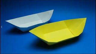 How to make a boat out of paper. Origami boat