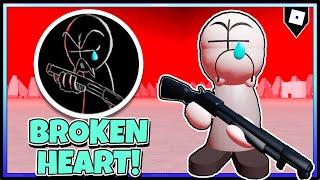 How to get "BROKEN HEART" BADGE + SADNESS COMBAT in MADNESS COMBAT RP | ROBLOX