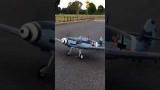 Bf109 1.3m taking off  #rc #shorts