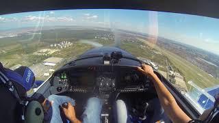 Approach and landing in Baneasa-Aurel Vlaicu Airport LRBS