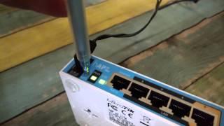 How to reset a MikroTik (hAP ac lite)