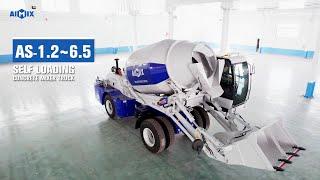 How Does AIMIX Self Loading Concrete Mixer Truck Work?#AIMIX @AIMIX_GROUP