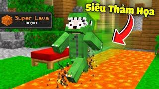 Minecraft Bedwars, Nhưng Thoát Khỏi Siêu Thảm Họa Lava Siêu Khó Troll Noob Team