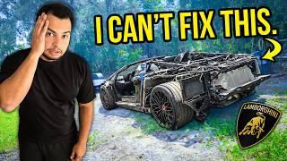 This Abandoned Lamborghini Aventador Wasn't Worth Fixing...So I'm Rebuilding It.