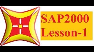 SAP 2000 Tutorial For Beginners: LESSON-1