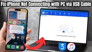 Fix iPhone Not Connecting to 3uTools & iTunes | 3uTools Stuck On Connecting iDevice