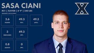 Sasa Ciani - Xavier - 2023-24 Transfer Portal Highlights