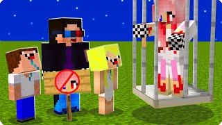 ПОЧЕМУ МЫ ПОСАДИЛИ ЛЕСКУ В КЛЕТКУ В МАЙНКРАФТ! ШЕДИ ЛЕСКА НУБИК И БРОК MINECRAFT