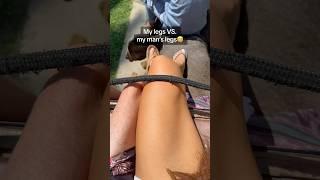 Would you date a girl with bigger legs than you? #tallgirl #shortking