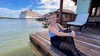 Overwater Cabana at Carnival's Amber Cove! Carnival Celebration Cruise Vlog