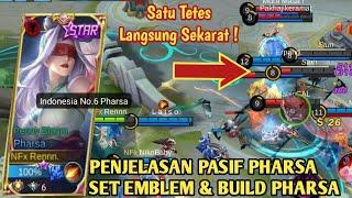 BUILD DAN EMBLEM PHARSA TERSAKIT 2021 | BUILD PHARSA TERSAKIT | BEST BUILD PHARSA