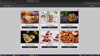 My Food Recipe Using PHP with Source Code