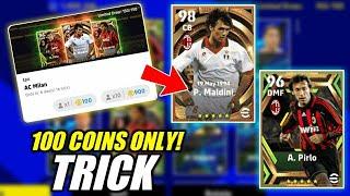 Trick To Get Epic Ac Milan | Big Time P. Maldini & Epic A. Pirlo || eFootball 2023 Mobile