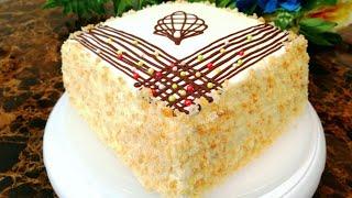 1 Dona Tuxumdan Juda Ham Mazali Va Baland Bo'lib Chiqadigan TORT / Bayramona Tort / Торт из 1 яйца