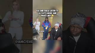 Kai and Rakai listen to Lil Tay’s music and roast her #rakai #2xrakai #kaicenat #liltay