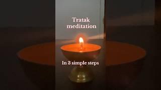 Tratak Meditation in 3 simple steps #meditation #tratak #kriya #eyes #yogaforeyes #guidedmeditation