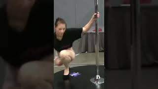 Amputee Pool Dancing #pooldance #amputee #crutches #viralvideo #shorts