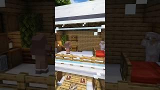 Mountain House Building in Minecraft 