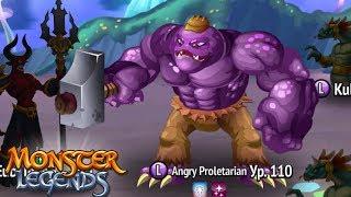 Босс Worker Hulk Карта странствий 335 Monster Legends прохождение