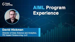 PGP in AI & ML Review: David Hickman's Success Story - Great Learning