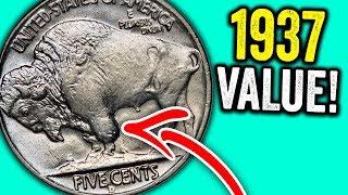 1937 BUFFALO NICKELS WORTH MONEY - VALUABLE OLD COINS TO LOOK FOR!!