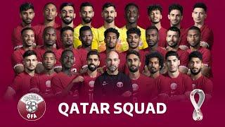 Qatar Official Squad FIFA WORLD CUP 2022 @xsports27