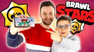 ПАПА МАКС И ЕЛИСЕЙ: ИГРА В BRAWL STARS! 17 ТЫСЯЧ КУБКОВ В БРАВЛ СТАРС?!