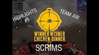 PUBG MOBILE | HIGHLIGHTS #5 | SCRIMS | AW KEVIN