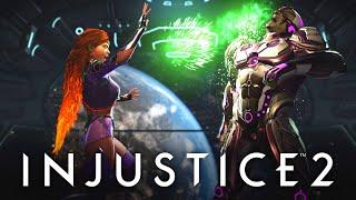 Injustice 2 - Starfire vs Brainiac [4k60fps, Ps5] @mythflick