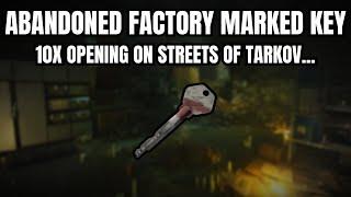 Abandoned Factory Marked Key 10x Opening - Streets of Tarkov